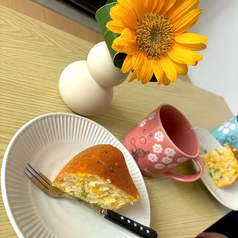 夏野菜の炊飯器蒸しパン|さっちんさん