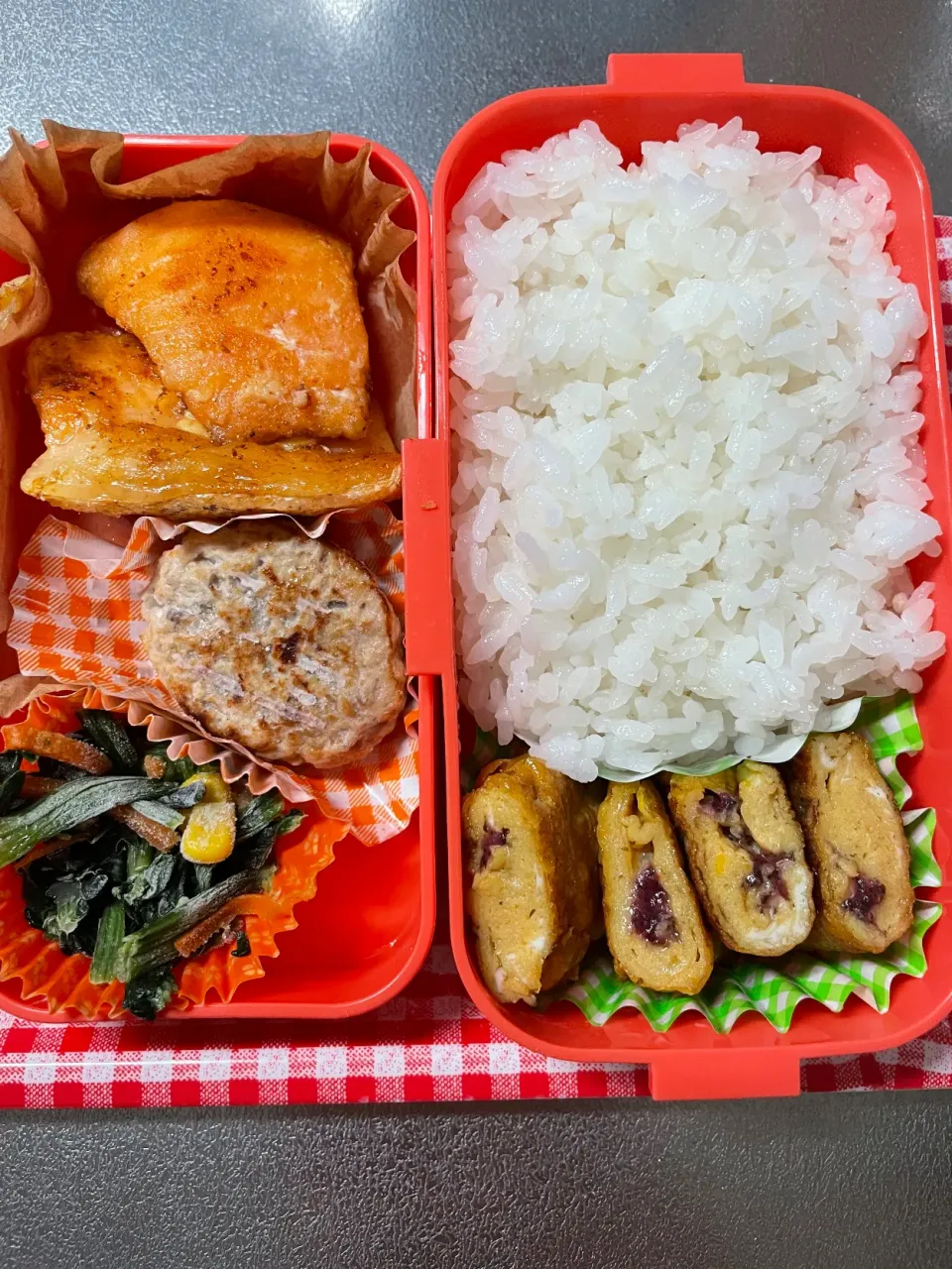 鮭弁当|あおのりさん