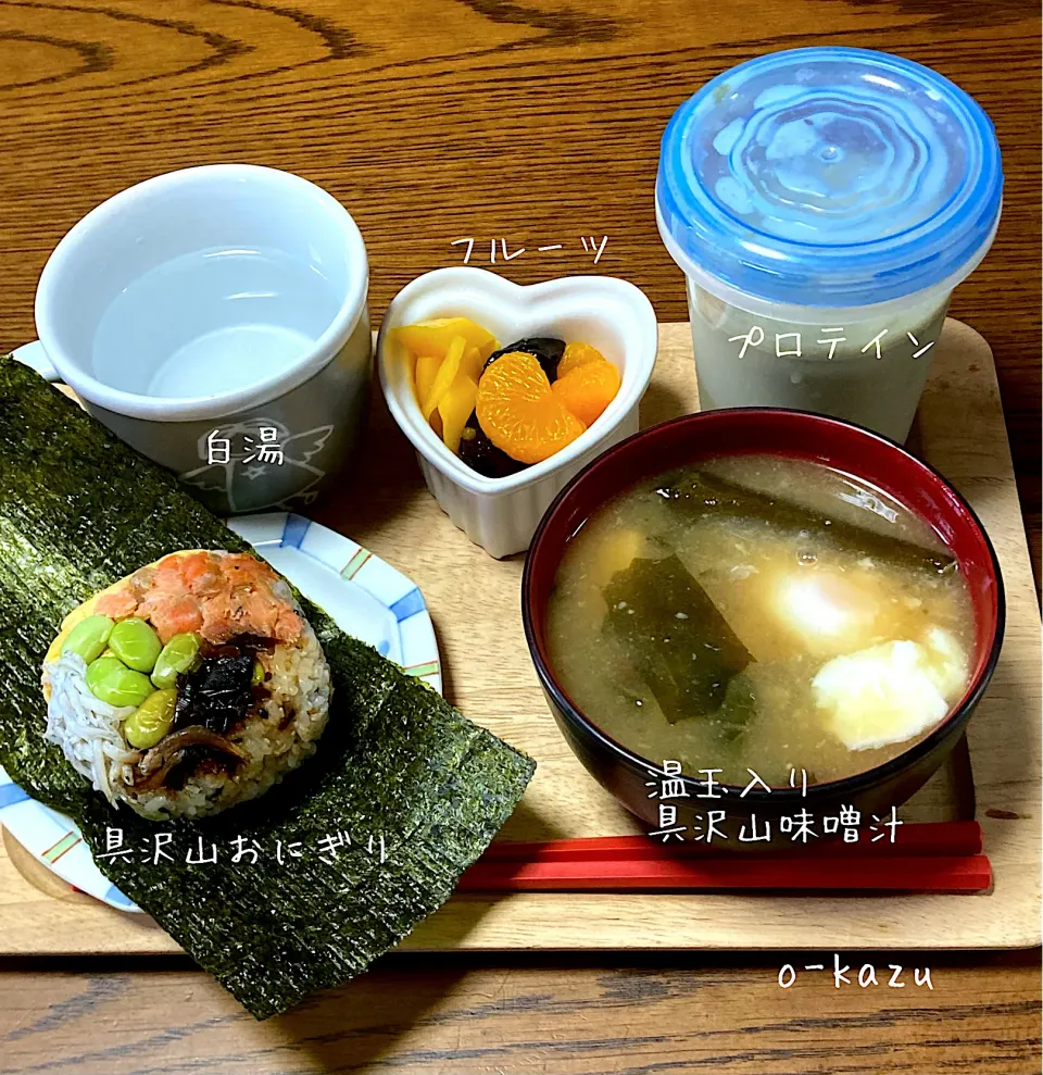 Snapdishの料理写真:朝ごはん|o-kazuさん