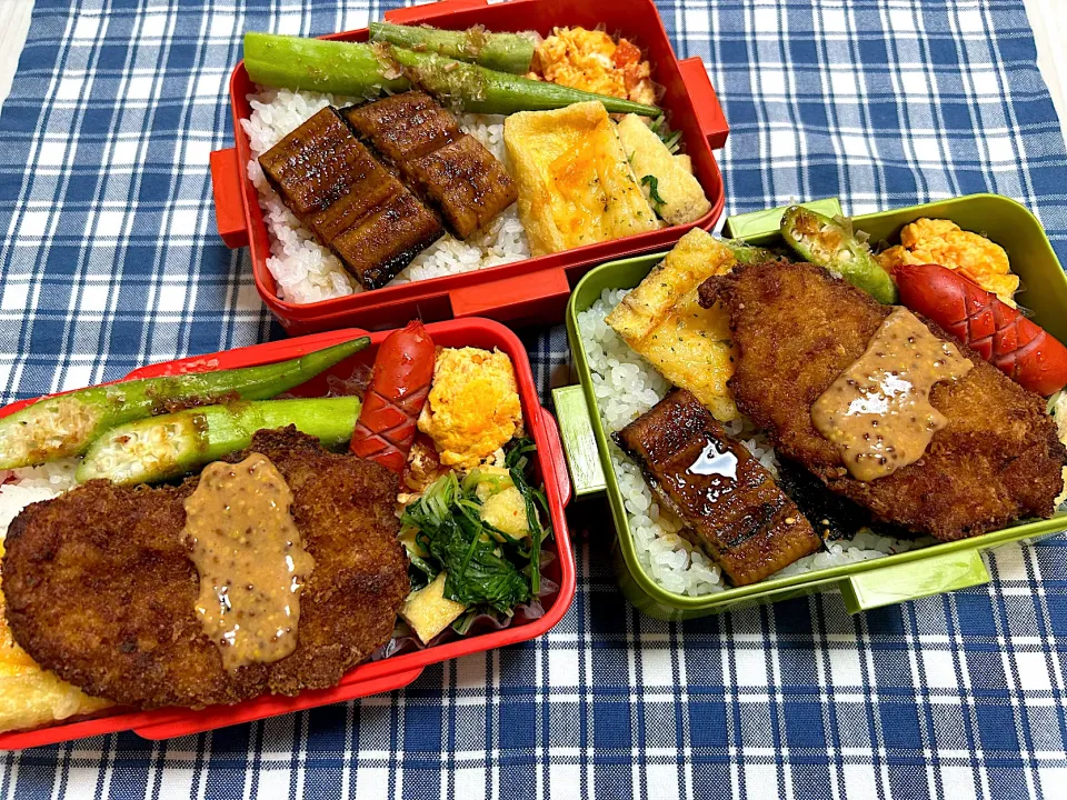 チキンカツ&鰻弁当🍱|kiusoudaiさん