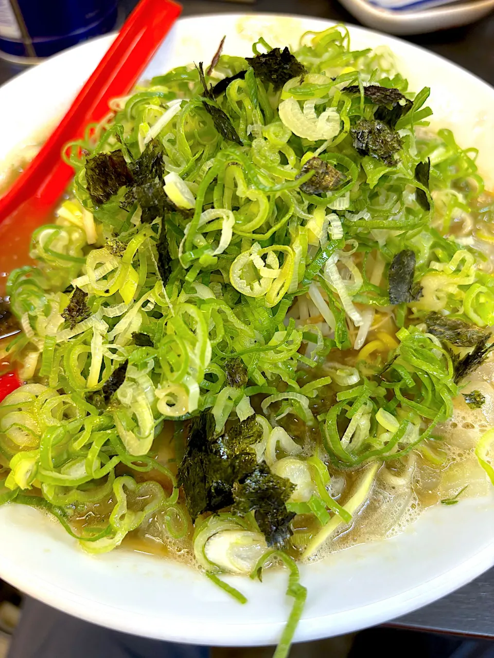 Snapdishの料理写真:天才のねぎねぎラーメン醤油味|saturnさん