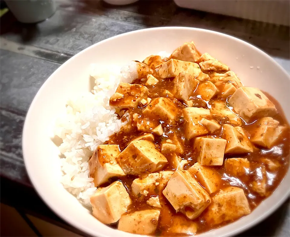 今夜は、激辛❗️麻婆豆腐飯を頂きました😆👍|ギムレットさん