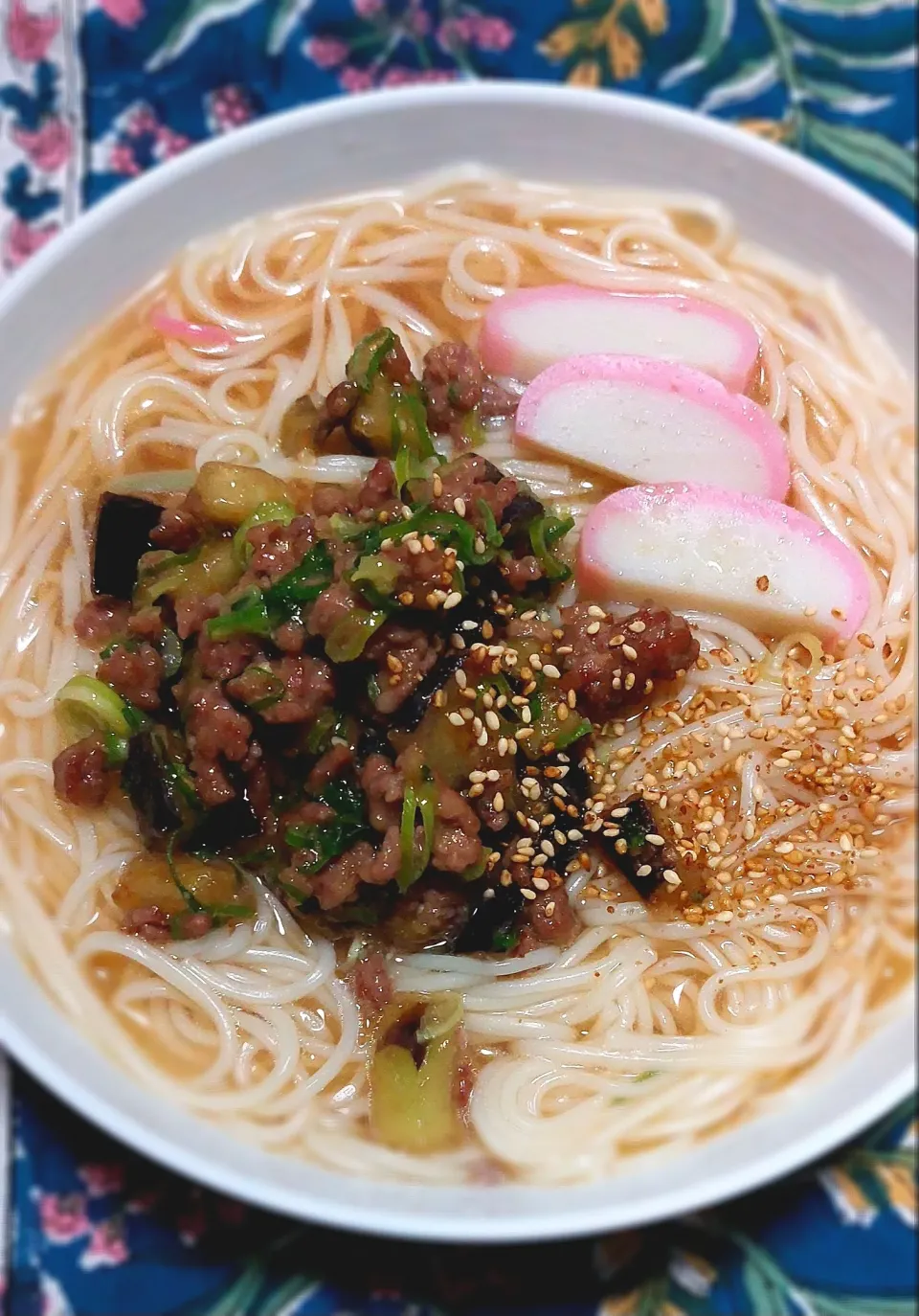 ラーメン風ひやむぎ|きつねさん