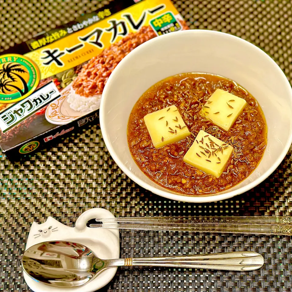 Snapdishの料理写真:キーマカレー🍛🥨|にゃあ（芸名）さん