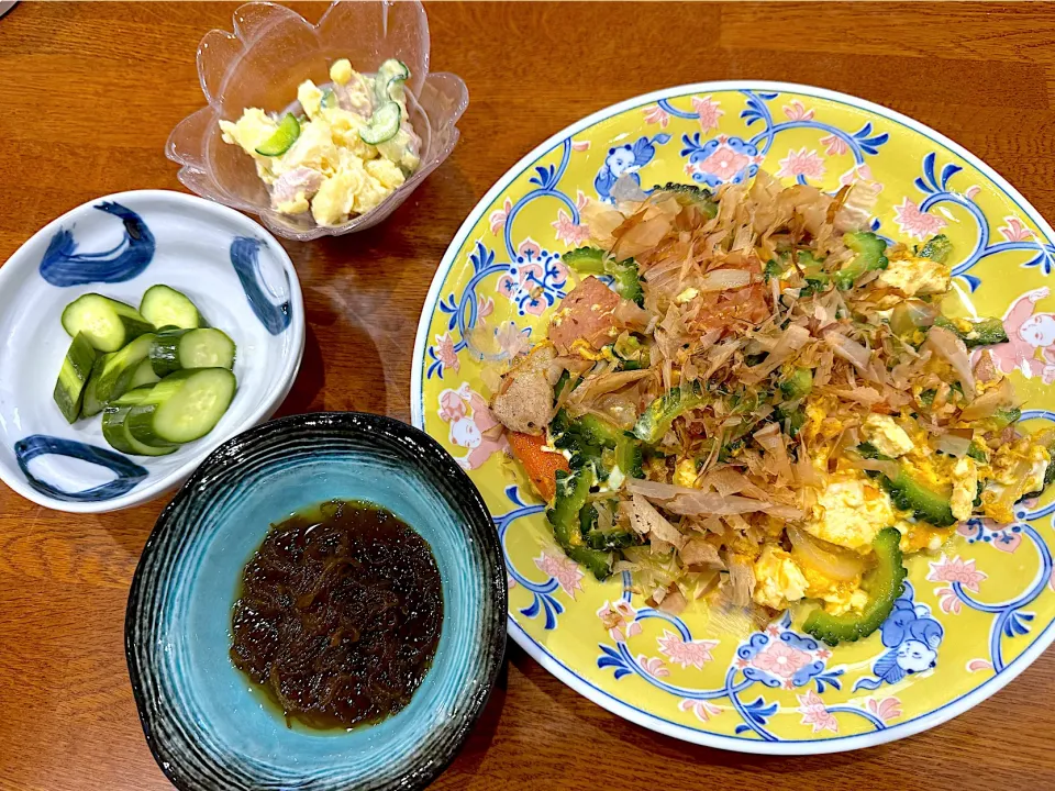 今夜は沖縄料理風 晩ご飯|sakuramochiさん