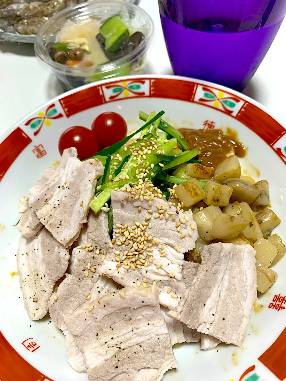 Snapdishの料理写真:娘っち作胡麻タレ担々麺|えみちさん