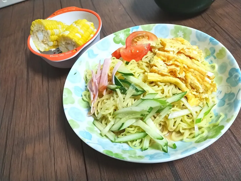 冷麺（胡麻ダレ冷やし中華）
とうもろこし|尚さん