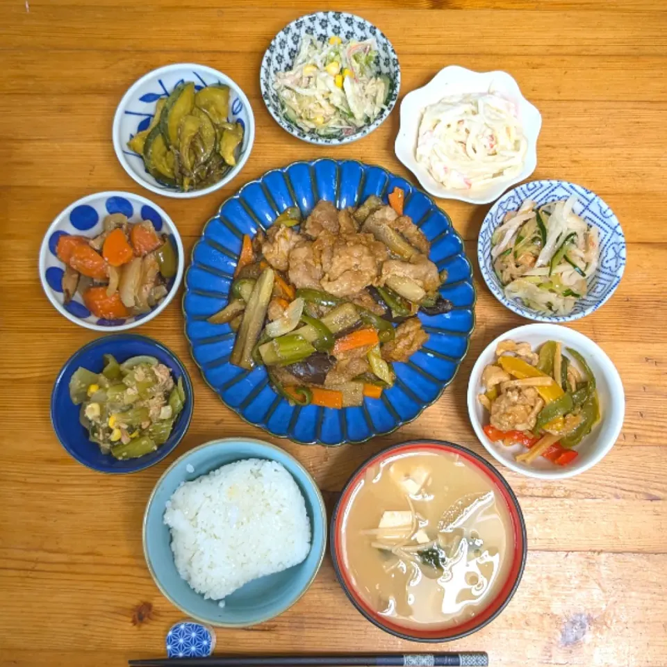 晩ごはん🥢肉麻婆茄子|まゆめろさん