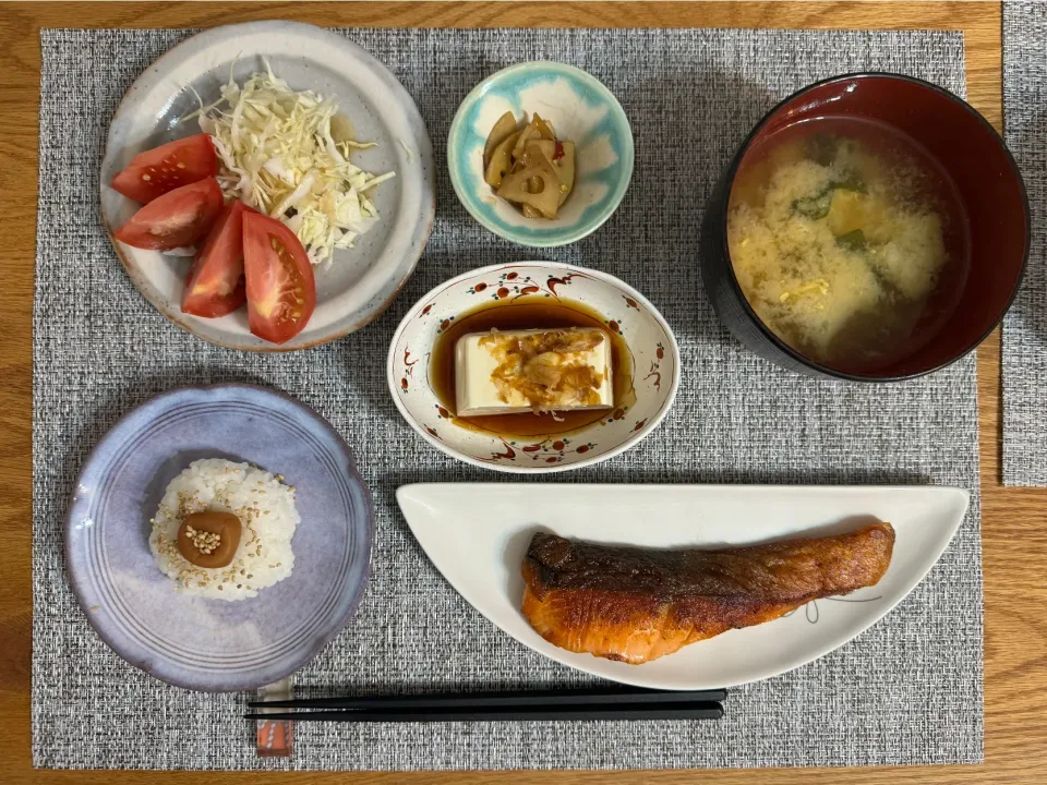 鮭のバランス定食|はるかさん