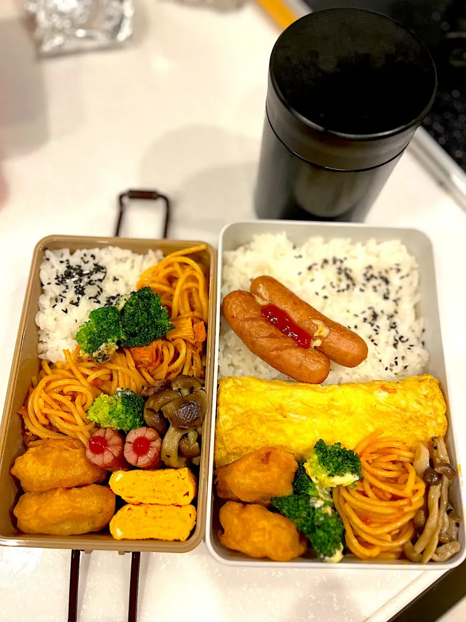 パパお弁当＆息子お弁当🍱|みぃこさん