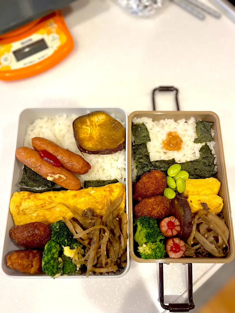 パパお弁当＆息子お弁当🍱|みぃこさん