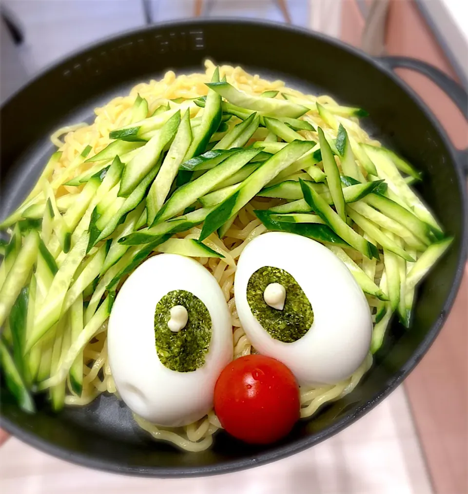 ドラえもんラーメンサラダ|まりもこさん