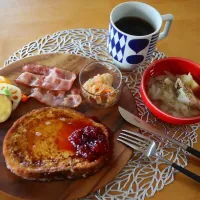 朝ごはん　フレンチトーストプレート|sho_shoさん