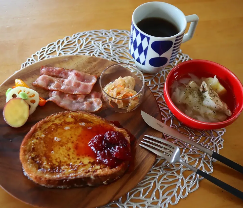 朝ごはん　フレンチトーストプレート|sho_shoさん