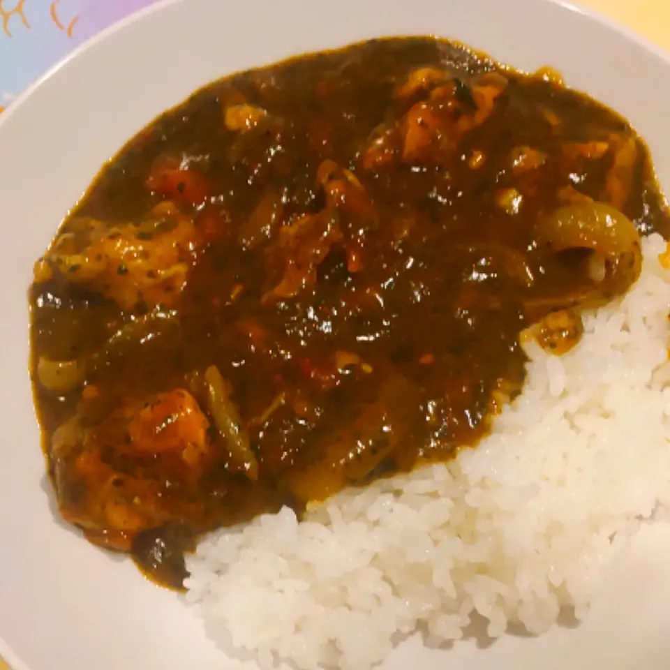 なんちゃってチキンサグカレー|自炊オヂさん