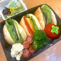 Snapdishの料理写真:😋今日のお弁当🥪|moyukitaさん