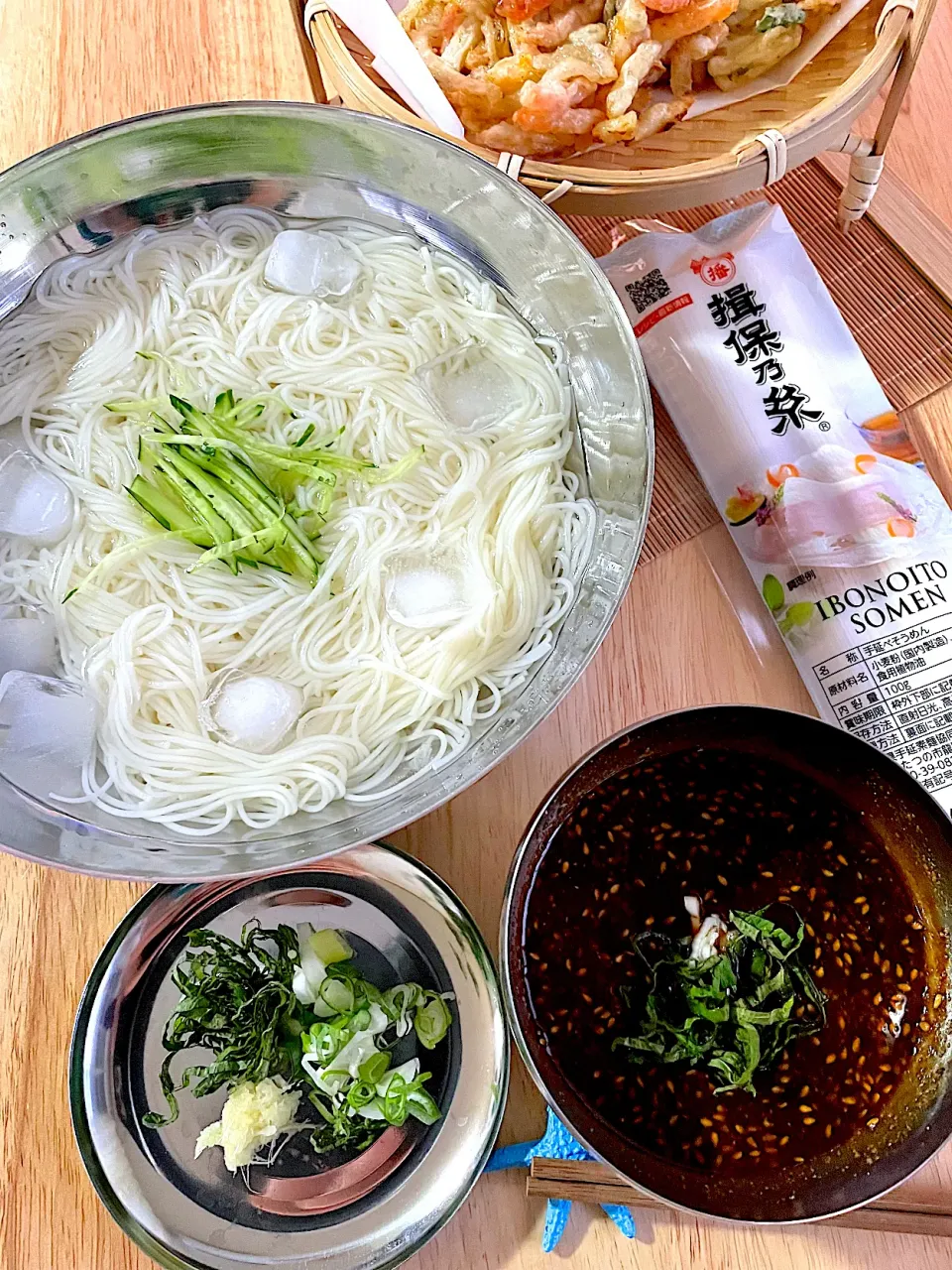 酢味噌素麺💙|くぅちゃんさん