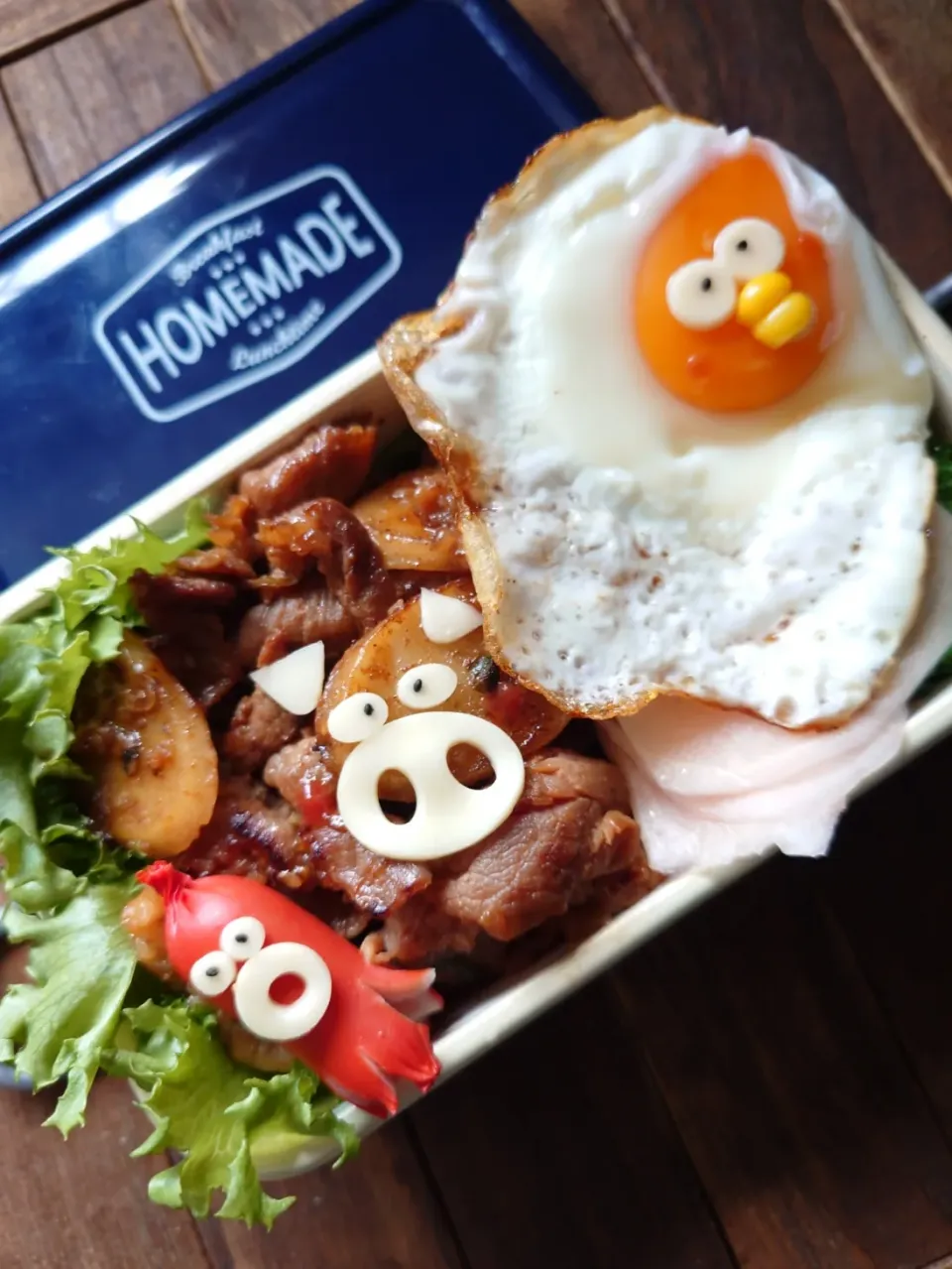 漢の…自分用🍱こってりデジカルビ丼弁当|ᵏᵒᵘさん