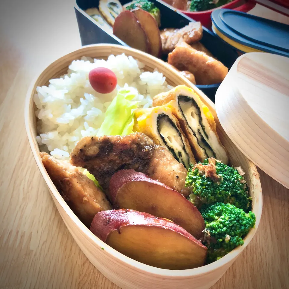 Snapdishの料理写真:めかじきの和風生姜ソテー弁当|gentle___moonさん