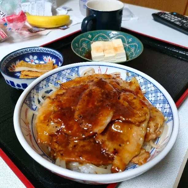 Snapdishの料理写真:豚焼肉丼|ariyo4200さん