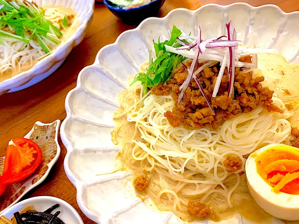 冷やし担々そうめん|すずさん