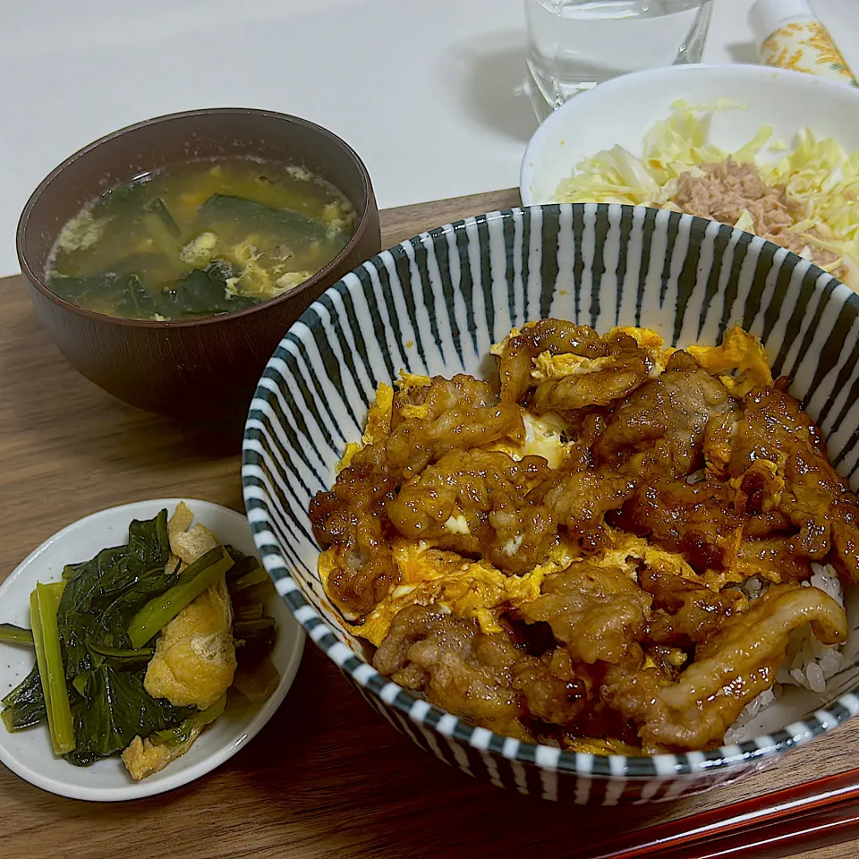 豚玉丼|なつなつさん