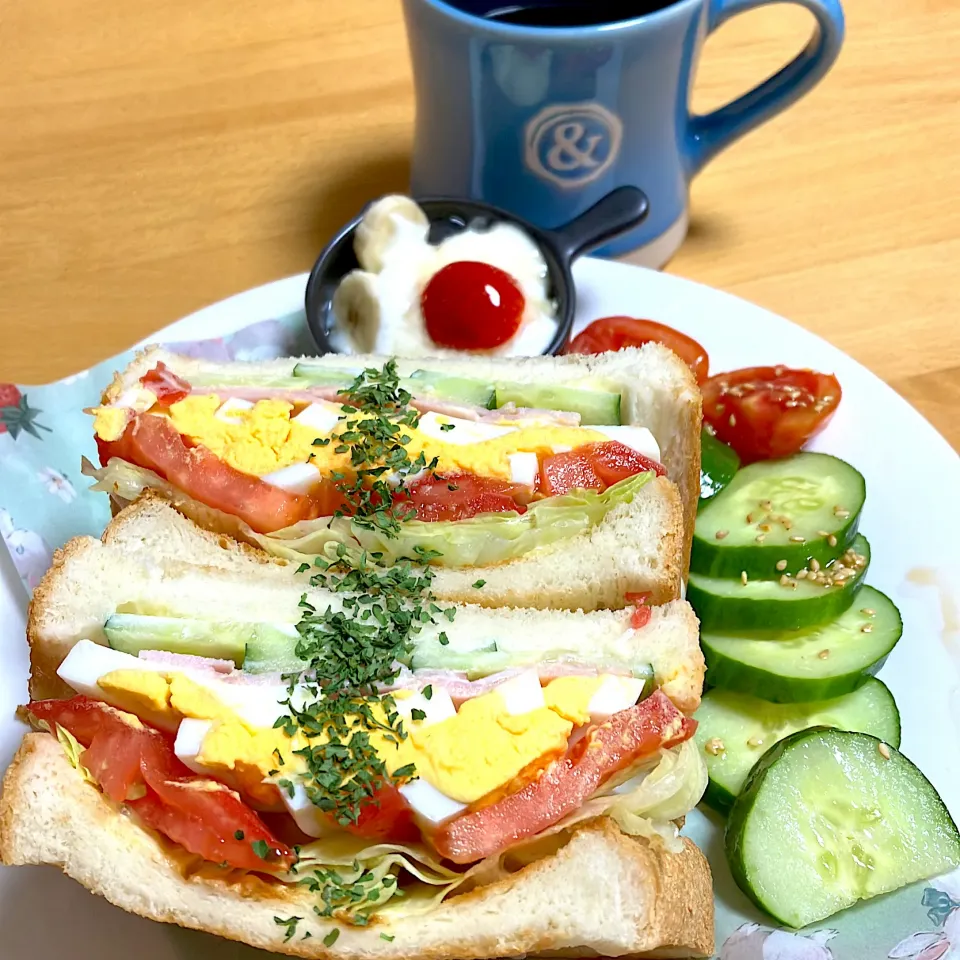 ホットサンドイッチ|四つ葉🍀さん