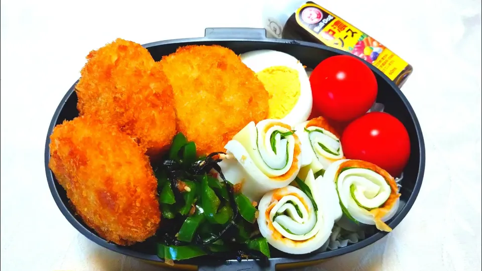 7/30のお弁当🍱
海苔弁当
メインはヒレカツです🐽|卯月さん