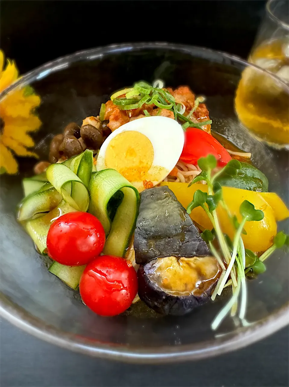 Snapdishの料理写真:夏野菜カレー素麺|Bちゃんさん