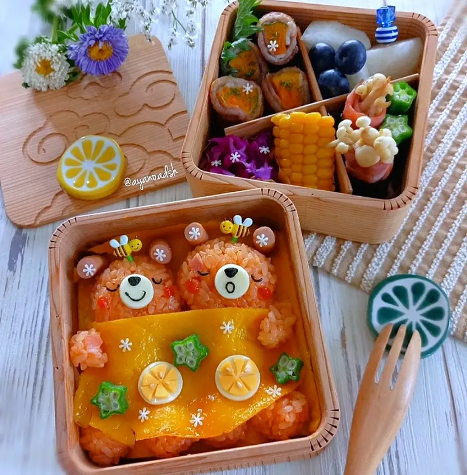 🌿🍋お昼寝くまさん🐻
オムライス弁当|ayano.adshさん