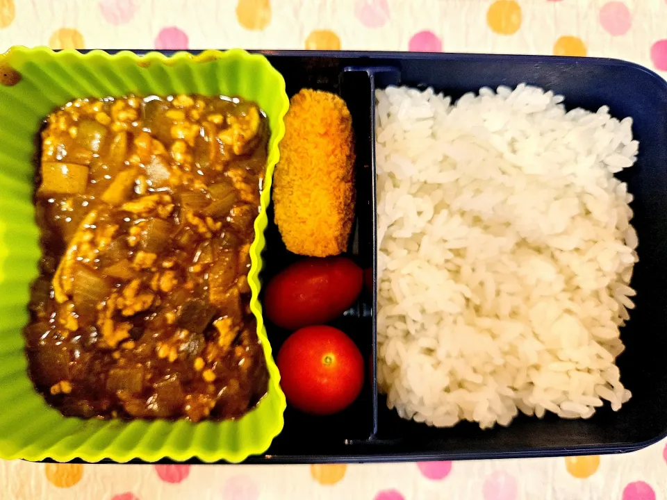 キーマカレーライス❤️旦那さんお弁当❤️|かおるcitronさん