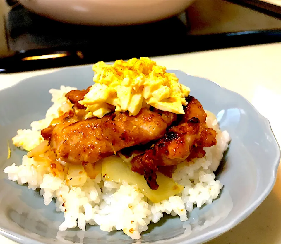 鶏もも味噌漬け30分丼|Chiaki Kobayashiさん