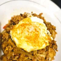 Snapdishの料理写真:nasi goreng kimchi| Susanさん