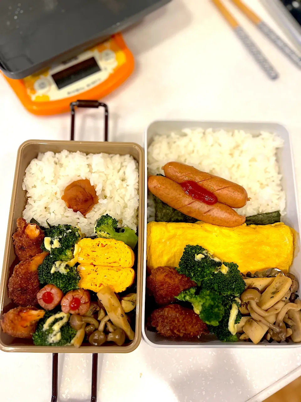 パパお弁当＆息子お弁当🍱|みぃこさん