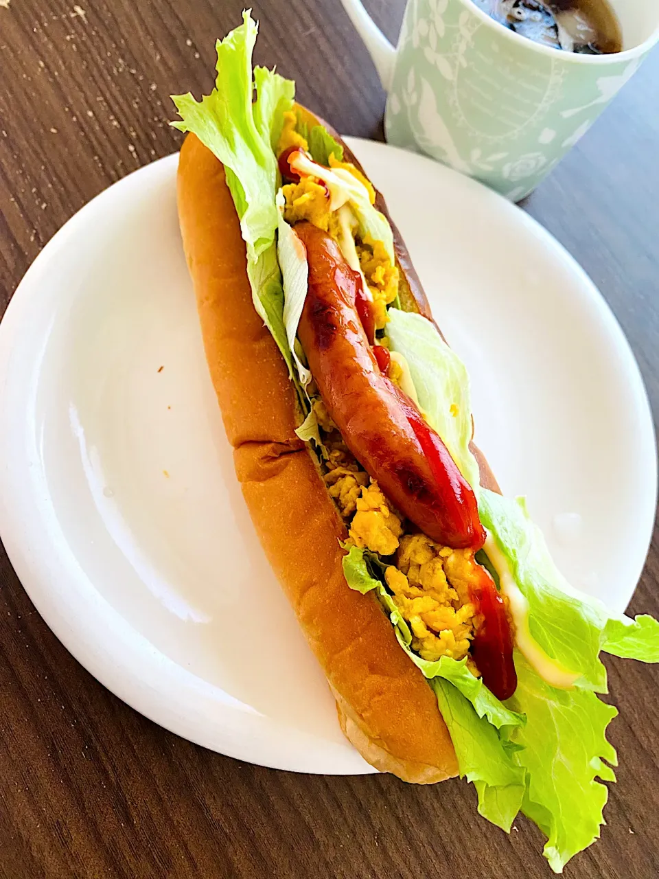 夏休みの朝ゴパン　ホットドッグ🌭|とっしぃさん