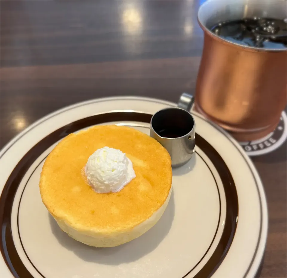 Snapdishの料理写真:ミニパンケーキ モーニングセット@星乃珈琲店🥞|toshi,I🍴さん