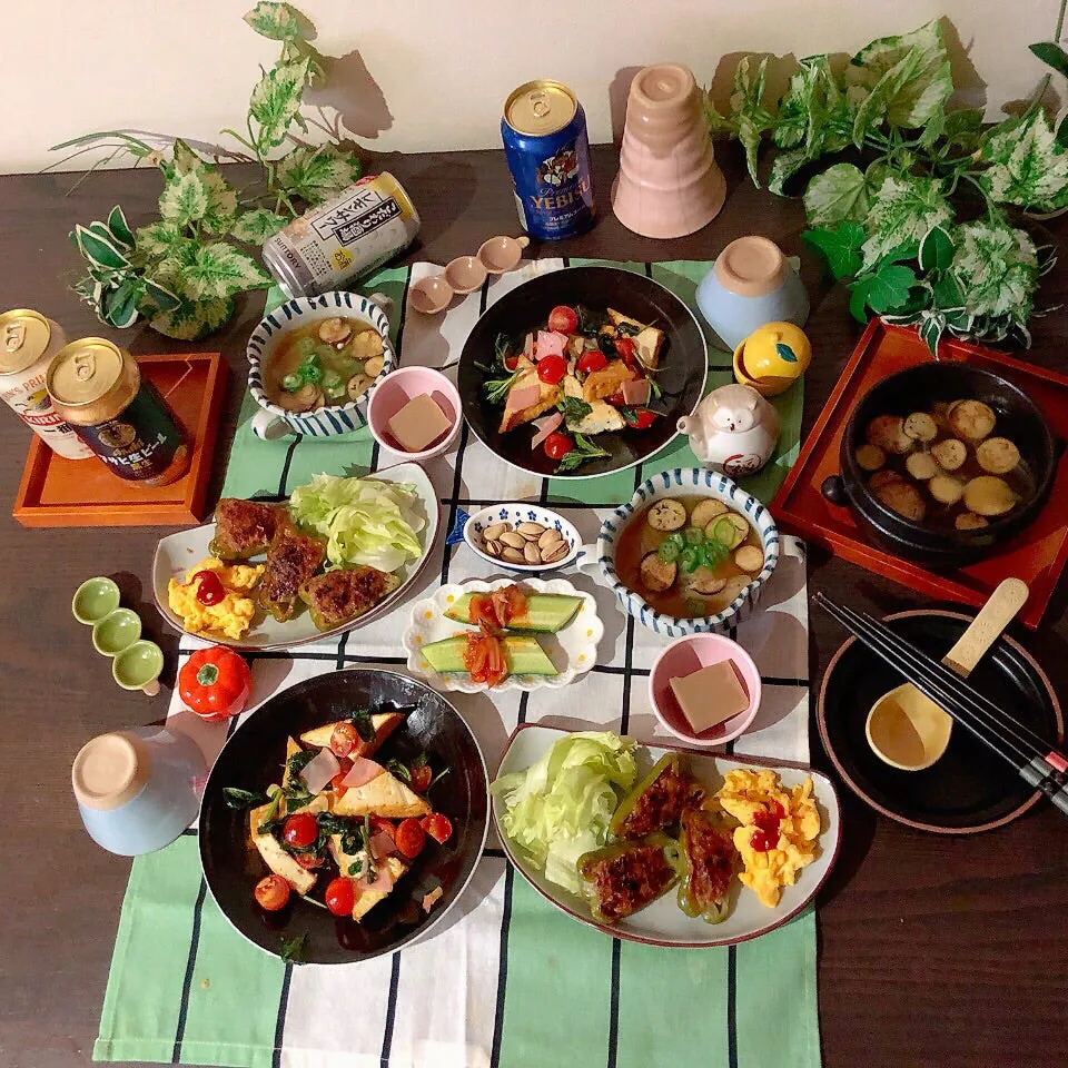 Snapdishの料理写真:【🗓今日から八月〜夏野菜ごはん】|ぷらっとさん