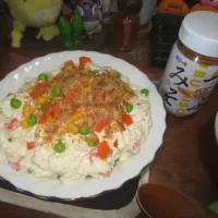 Snapdishの料理写真:みそマヨ豆腐サラダ|酔仙さん