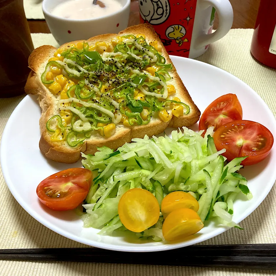 Snapdishの料理写真:コーントースト🌽|akkoさん