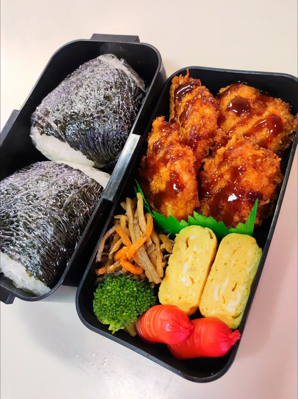 Snapdishの料理写真:男子高生弁当|ぽぽちゃんさん