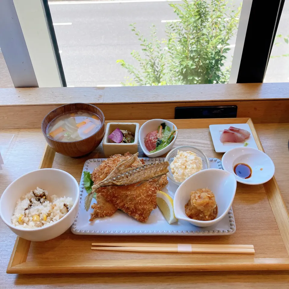 アジフライ定食|ちゃみこさん