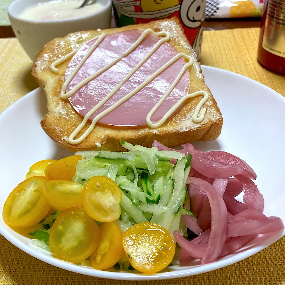 Snapdishの料理写真:ハムトースト|akkoさん