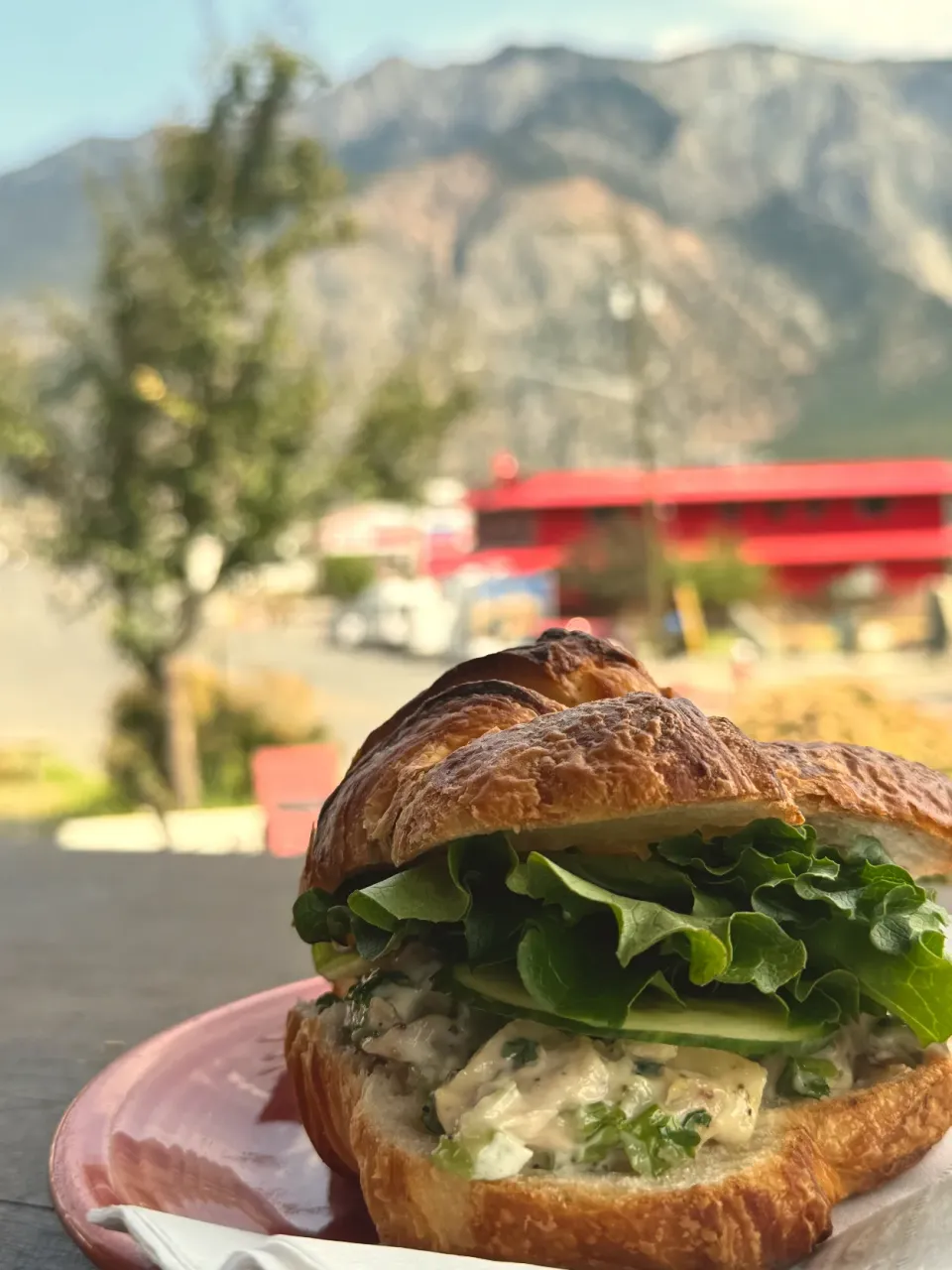 chicken salad croissant🥐|女神さん