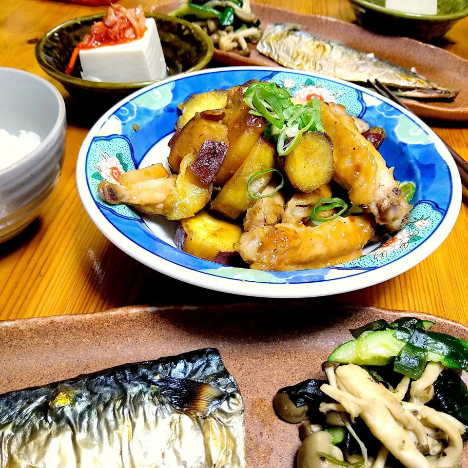 鶏スペアリブとさつま芋の煮物|とまと🍅さん