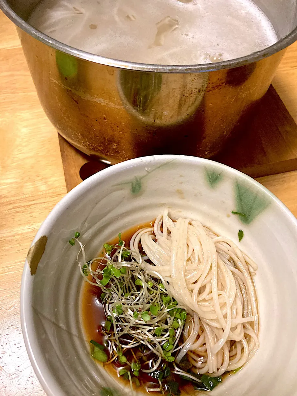 島原小町の釜茹で風🌱1人ご飯はいつも簡単に|さくたえさん