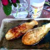 Snapdishの料理写真:とろなすに粒味噌| なつさん