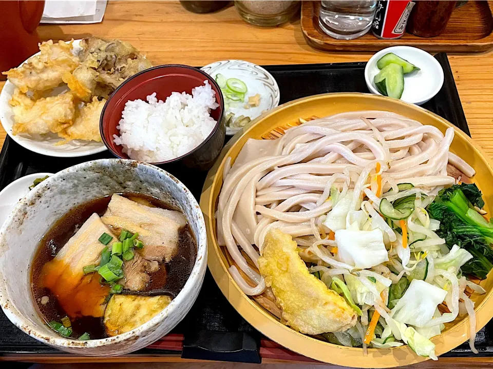 Snapdishの料理写真:肉汁つけうどん|とみさんさん