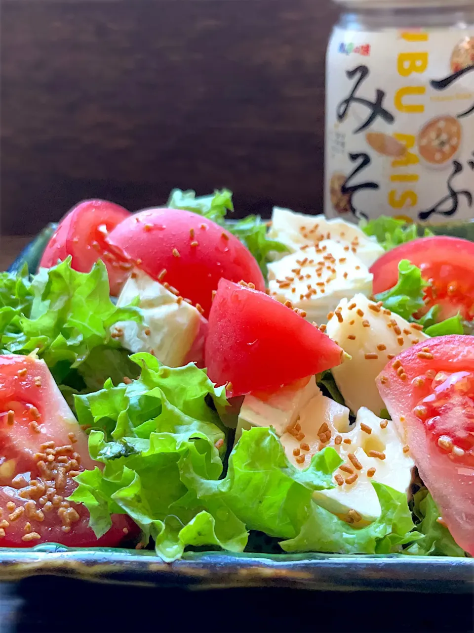 Snapdishの料理写真:つぶみそカマンベールチーズサラダ🥗|9421beruさん