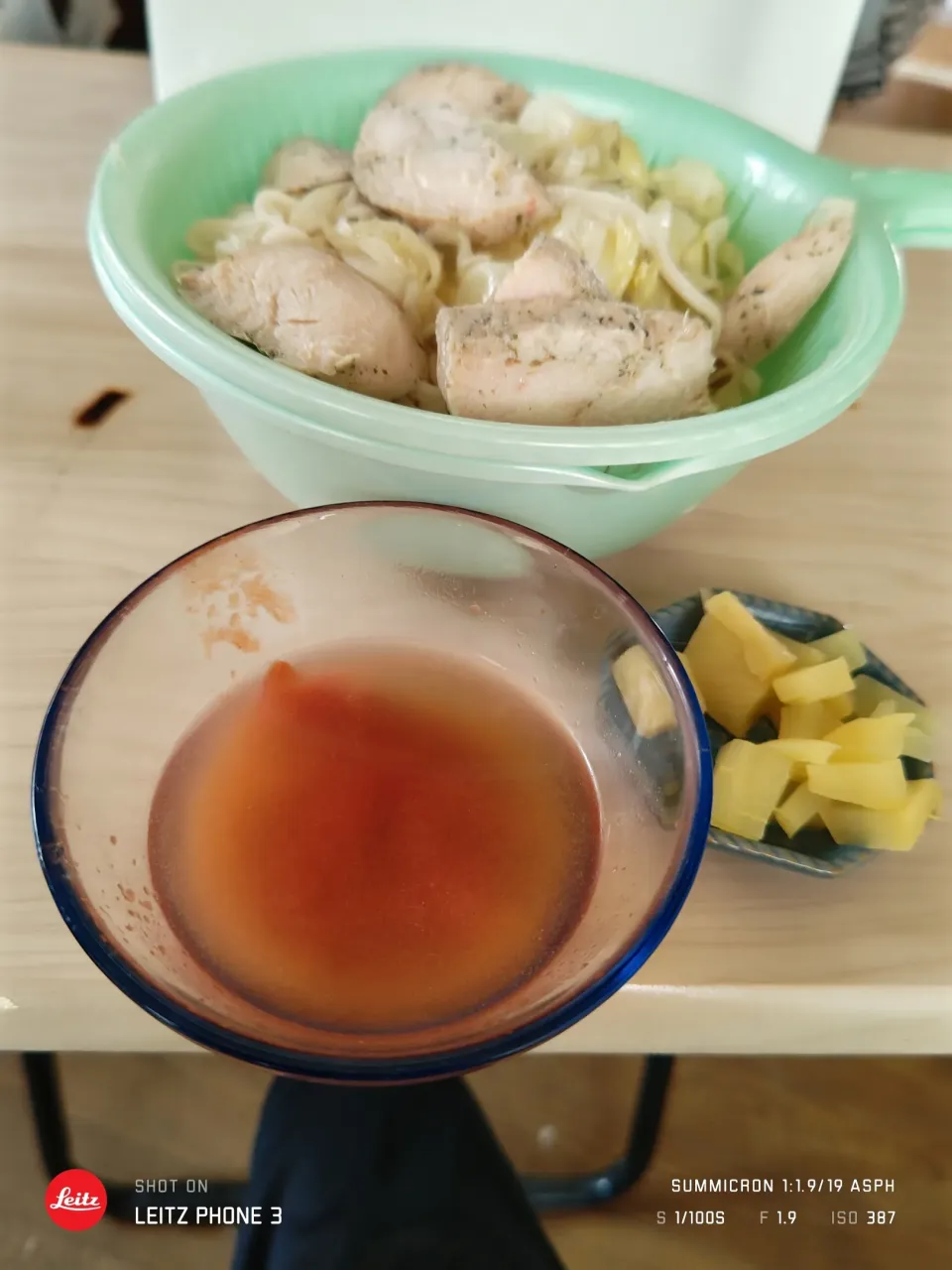 2024/08/05の食事メニュー素麺&冷麦は日本のカッペリーニと道場六三郎さん
・市販の冷麦
・特性付け汁（トマトケチャップ＋粉末鶏ガラスープ）|Tarou  Masayukiさん