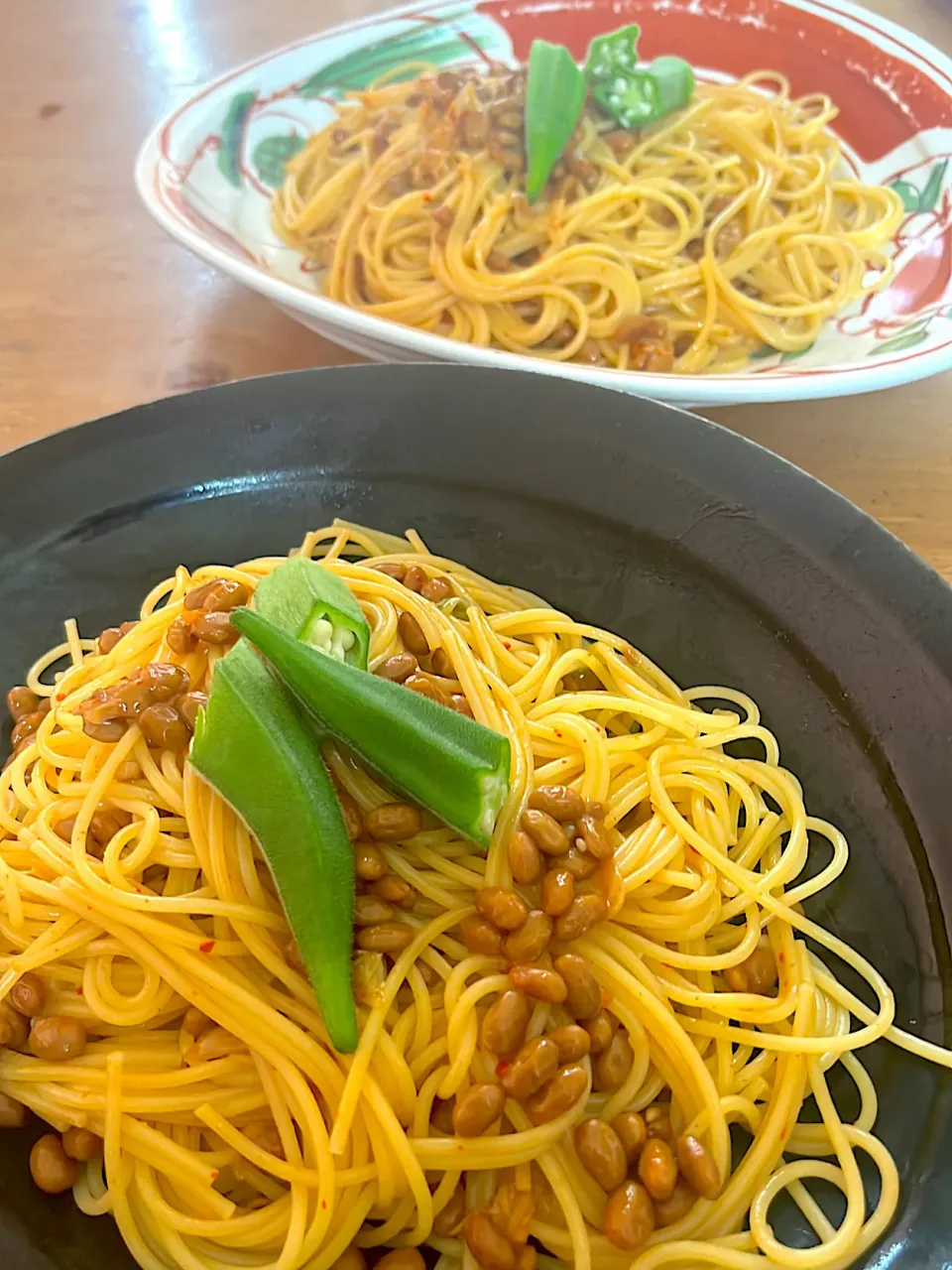 Snapdishの料理写真:納豆キムチパスタ|JUNZ CAFEさん